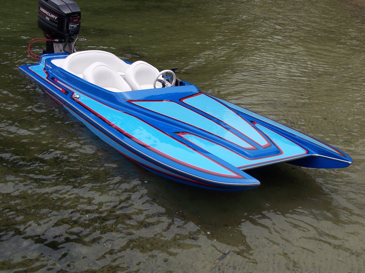 18' Centurion Pickle Fork Tunnel Hull Outboard With Or Without Power